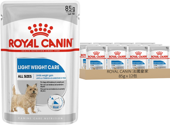 ROYAL CANIN 法國皇家 成犬 體重控制濕糧, 低脂肉, 85g, 12包