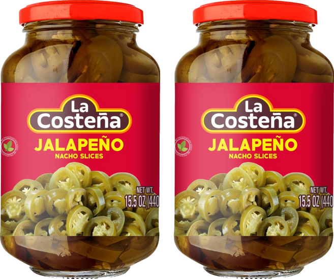 La Costena 切片辣椒, 440g, 2個