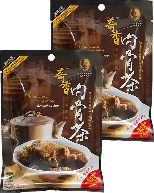 奇香 肉骨茶 湯料包, 35g, 2包, 2袋