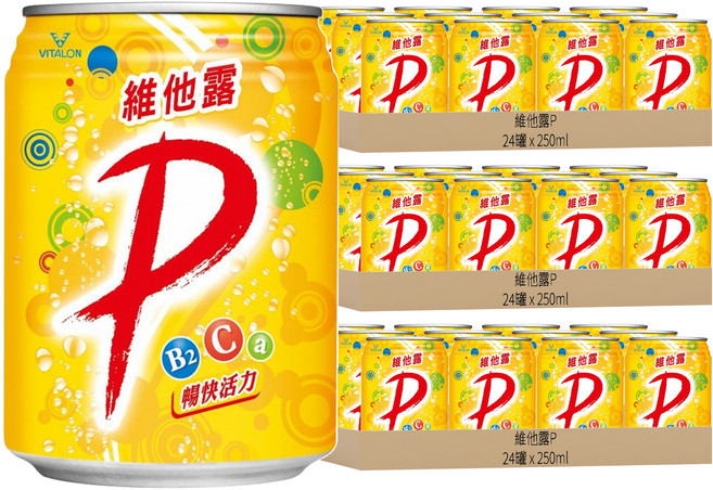 維他露P 汽水, 250ml, 72罐