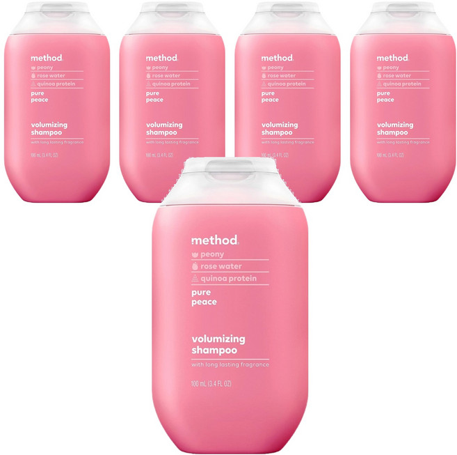 method 美則 感官洗髮乳 純粹寧靜, 100ml, 5件