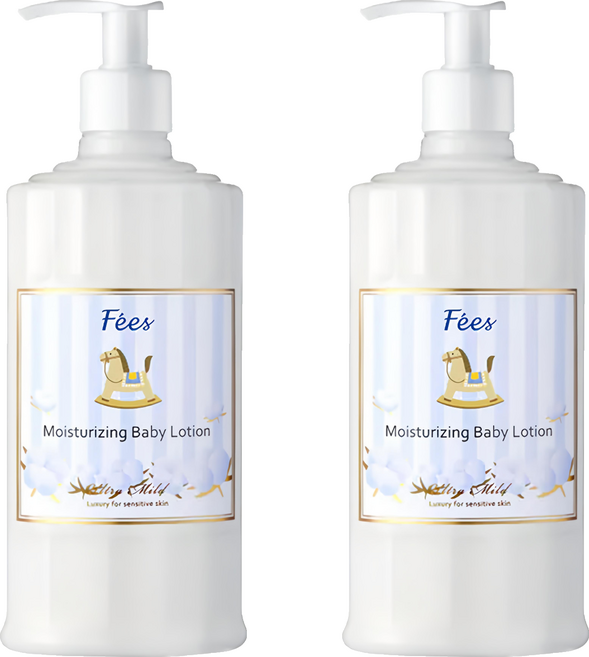 Fees BEBE 嬰兒滋潤保濕乳液, 2瓶, 300ml