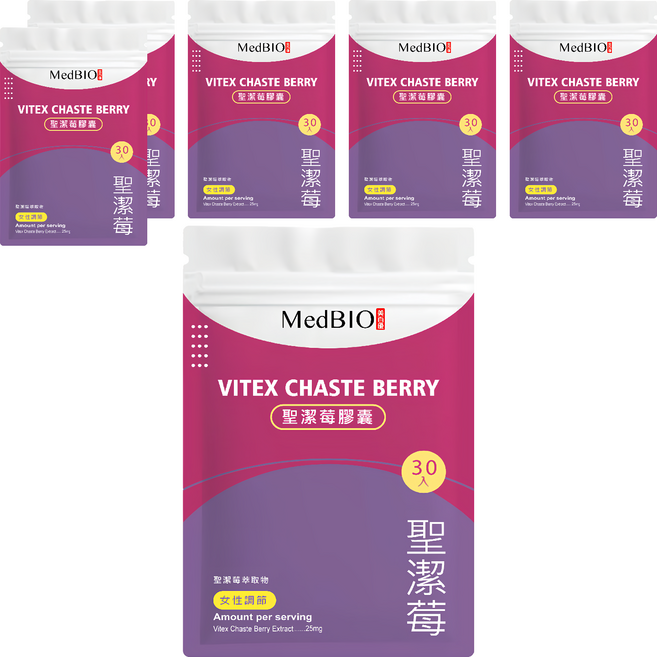 MedBIO 美百優 聖潔莓膠囊, 500mg, 30顆, 6包