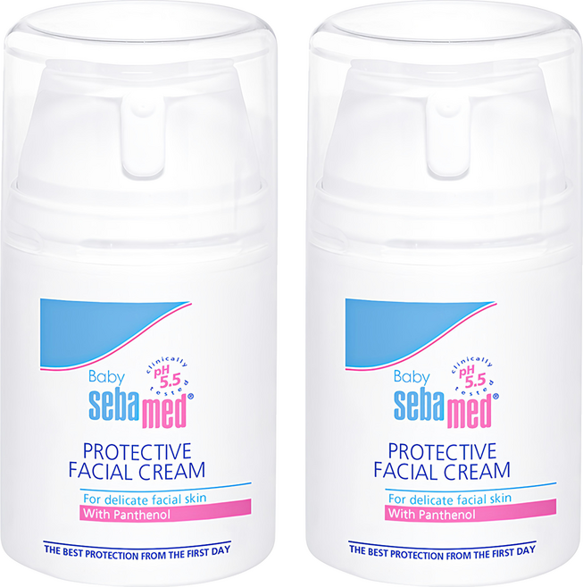 sebamed 施巴 嬰兒全效柔護面霜, 50ml, 2瓶