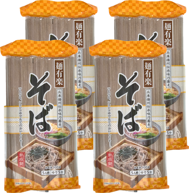 麵有樂 播州蕎麥麵, 400g, 4包