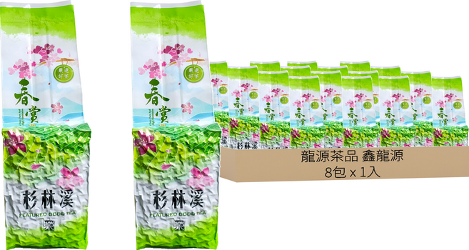 龍源茶品 鑫龍源 杉林溪黃金烏龍, 150g, 1入, 8包