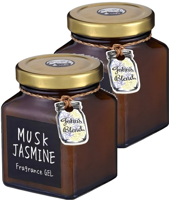 John's Blend 香氛膏, 麝香茉莉花, 135g, 2罐