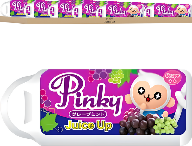 Pinky 薄荷糖 葡萄, 7g, 10個