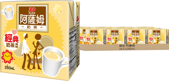 匯竑 阿薩姆 奶茶, 250ml, 24入