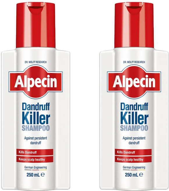 Alpecin 抗頭皮屑洗髮露, 250ml, 2瓶
