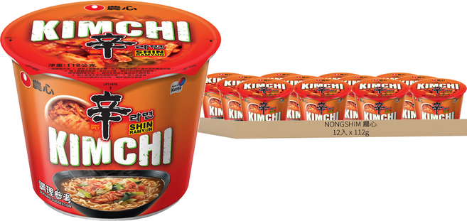NONGSHIM 農心 辛辣白菜風味 112g, 12入