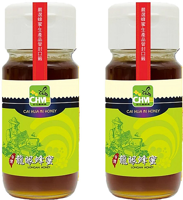 彩花蜜 台灣龍眼蜂蜜, 700g, 2瓶