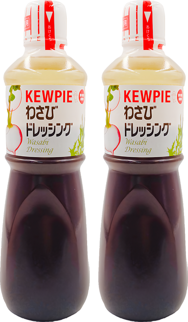 kewpie 和風芥末沙拉醬, 1L, 2瓶