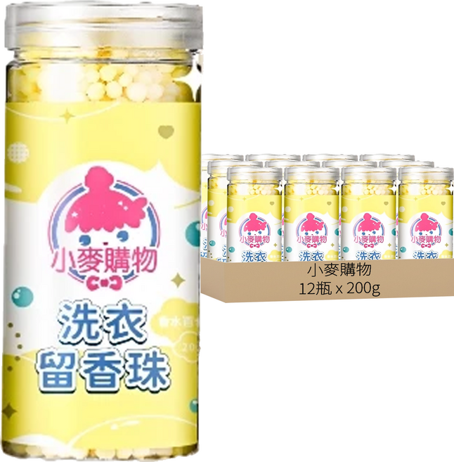 小麥購物 洗衣香香豆 香水百合, 200g, 12瓶