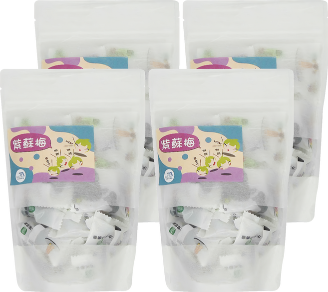 水里鄉農會 紫蘇梅, 130g, 4袋