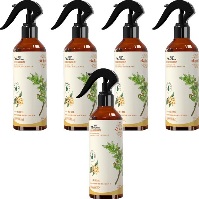 YAO CHEN 瑤辰 植物草本除螨噴霧 秋日金桂, 5個, 300ml