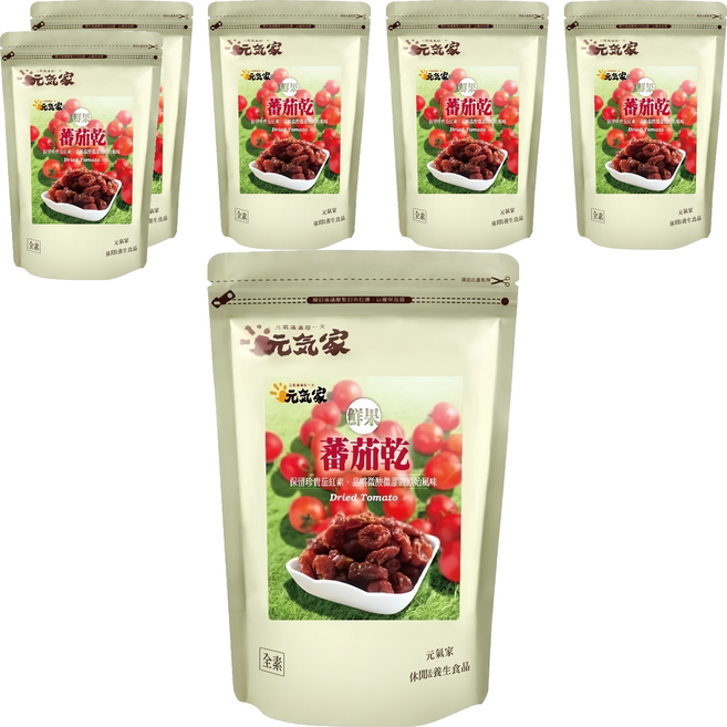 元氣家 香甜番茄乾, 200g, 6包