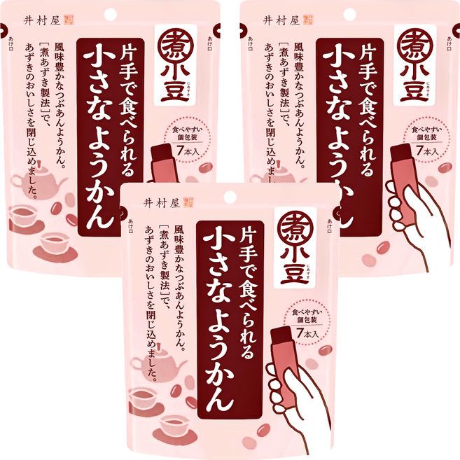 imuraya 井村屋 紅豆羊羹方便包, 105g, 3包