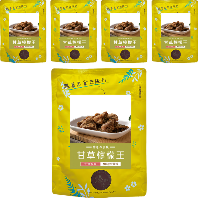 臻御行 甘草檸檬王, 5個, 150g