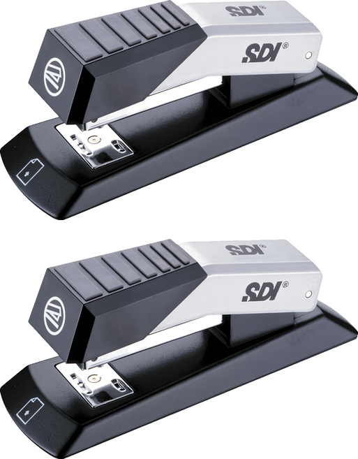 SDI 手牌 經典復古型訂書機 附針, 黑色, 2個