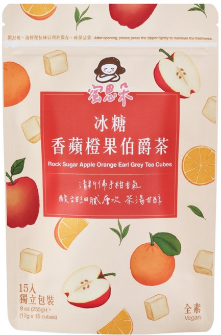 蜜思朵 冰糖香蘋橙果伯爵茶, 17g, 15入, 1包