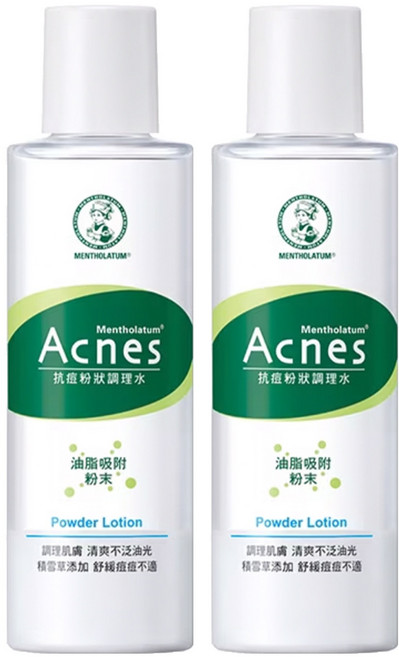 MENTHOLATUM 曼秀雷敦 Acnes 台灣公司貨 抗痘粉狀調理水, 2瓶, 150ml