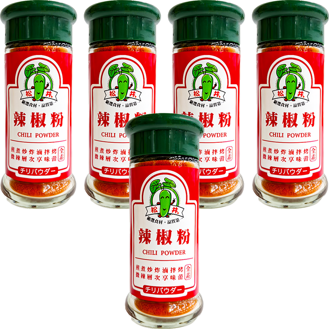 松井 辣椒粉, 24g, 5瓶
