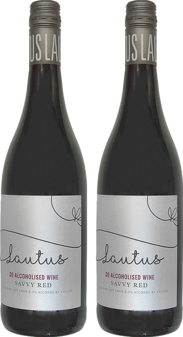 LAUTUS 勞特斯 Savvy Red 無酒精紅酒風味飲 混釀, 750ml, 2瓶