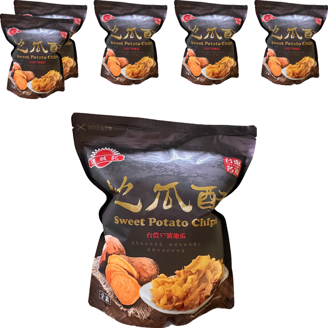 連城記 地瓜酥 黑糖口味, 140g, 6包