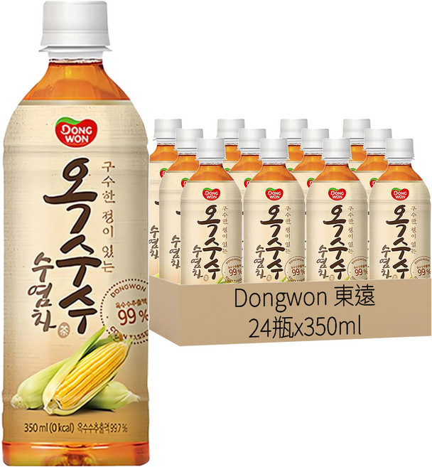 Dongwon 東遠 韓國玉米鬚茶, 24瓶, 350ml