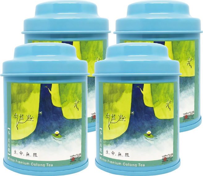 無藏茗茶 阿里山故事茶 冬片烏龍, 18g, 1罐, 4罐