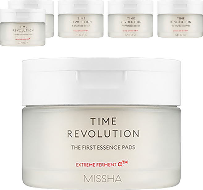 MISSHA 時光革命爽膚精華棉片, 250ml, 6罐