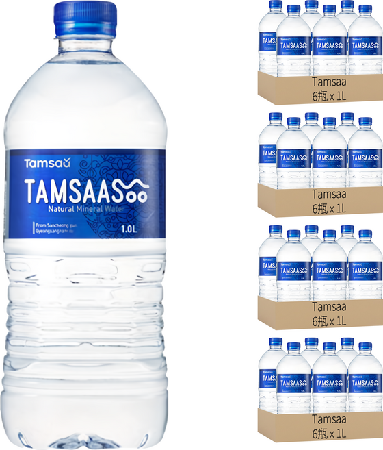 Tamsaa 天然水, 1L, 24瓶