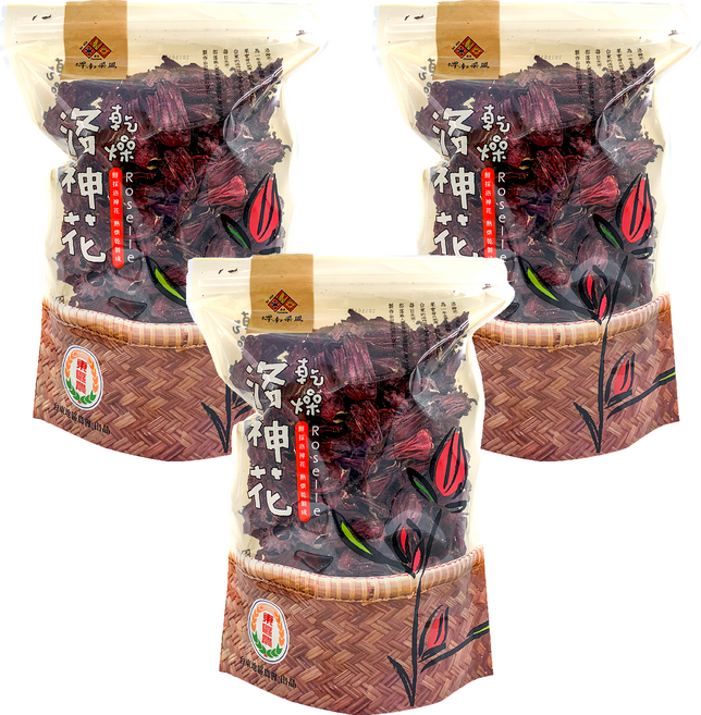 台東地區農會 - 台東洛神花乾 無添加 健康零食, 3袋, 450g