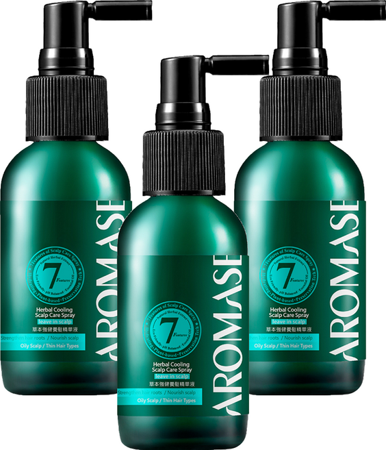 AROMASE 艾瑪絲 草本強健養髮精華液, 40ml, 3瓶