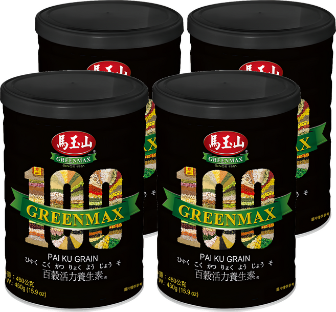 馬玉山 百穀活力養生素, 450g, 4罐
