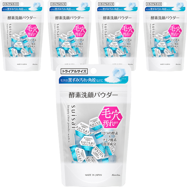 Kanebo 佳麗寶 suisai 台灣公司貨 淨透酵素粉N 15顆, 20g, 5包