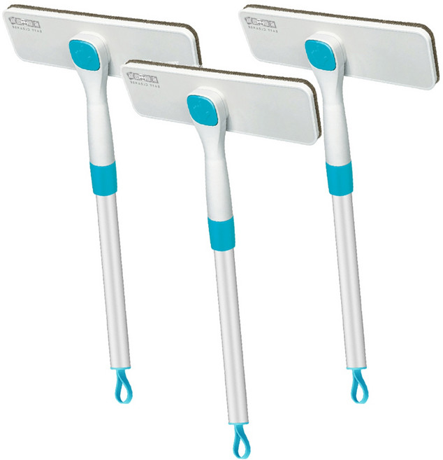 EASY CLEANER 家簡塵除 紗窗刷, 白色 + 海洋藍, 3支