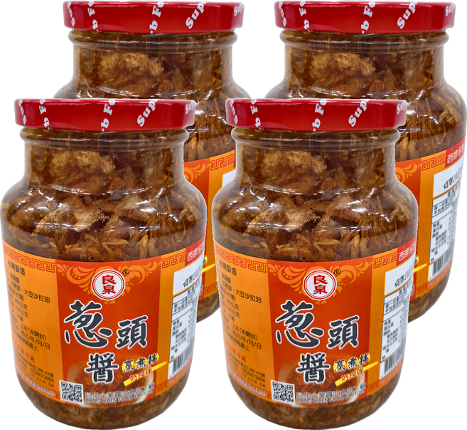 良泉 蔥頭醬 內容量600g 固形量, 500g, 4罐