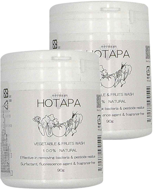 HOTAPA 清潔粉 蔬果用, 90g, 2罐