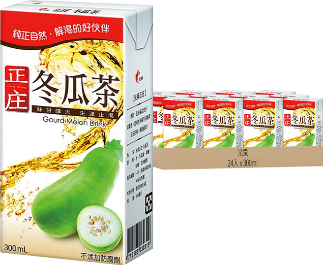 光泉 正庄 冬瓜茶, 300ml, 24入