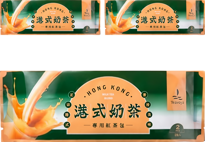Teavoya 嘉柏茶業 港式奶茶專用紅茶包 50g x 2包, 3入