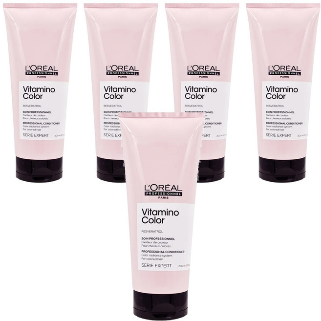 L'OREAL PROFESSIONNEL 巴黎萊雅PRO 絲漾博 飽和護色護髮乳, 5條, 200ml