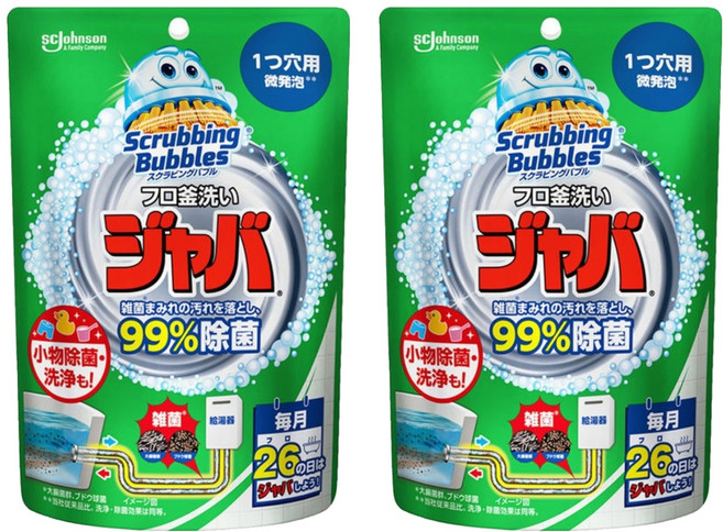 SC Johnson 莊臣 Scrubbing Bubbles 浴缸清潔粉末, 2包, 160g