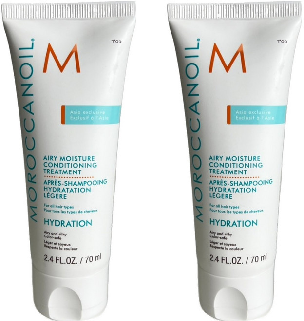MOROCCANOIL 摩洛哥優油 台灣公司貨 超輕感保濕護髮劑, 2個, 70ml