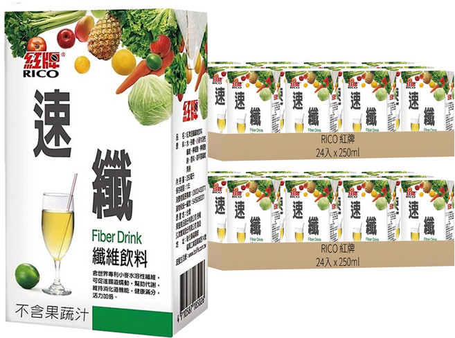 速纖 纖維飲料, 250ml, 48入