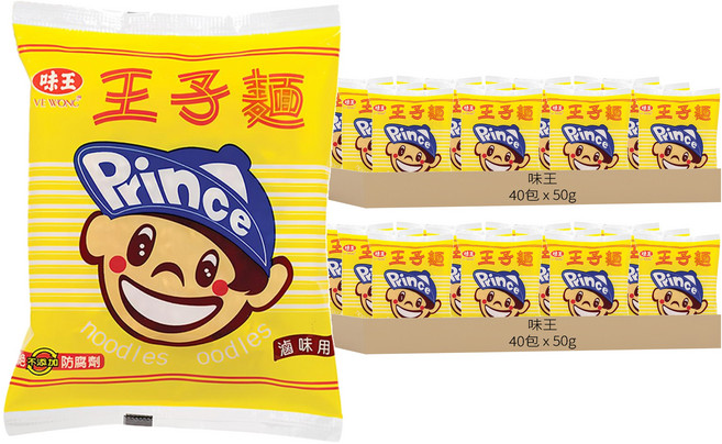 味王 王子麵 滷味用, 80包