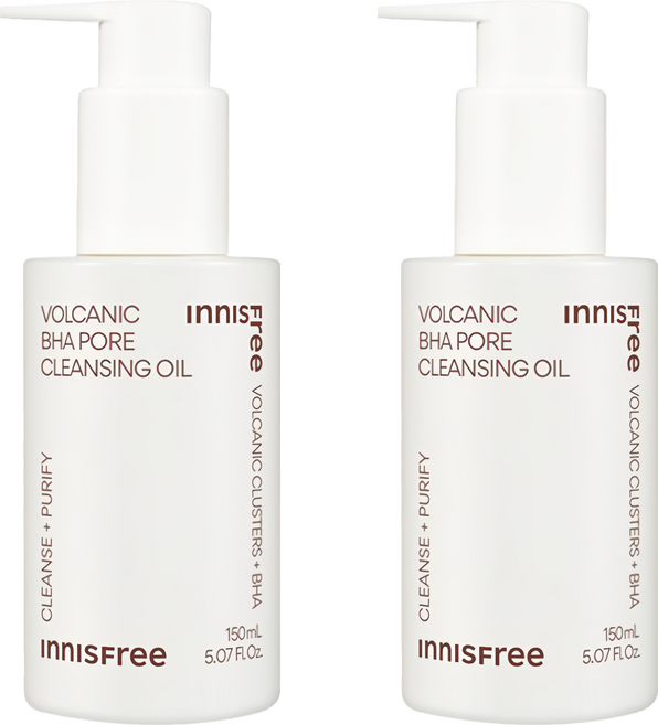 INNISFREE 台灣公司貨 火山泥毛孔潔淨卸妝油, 150ml, 2瓶