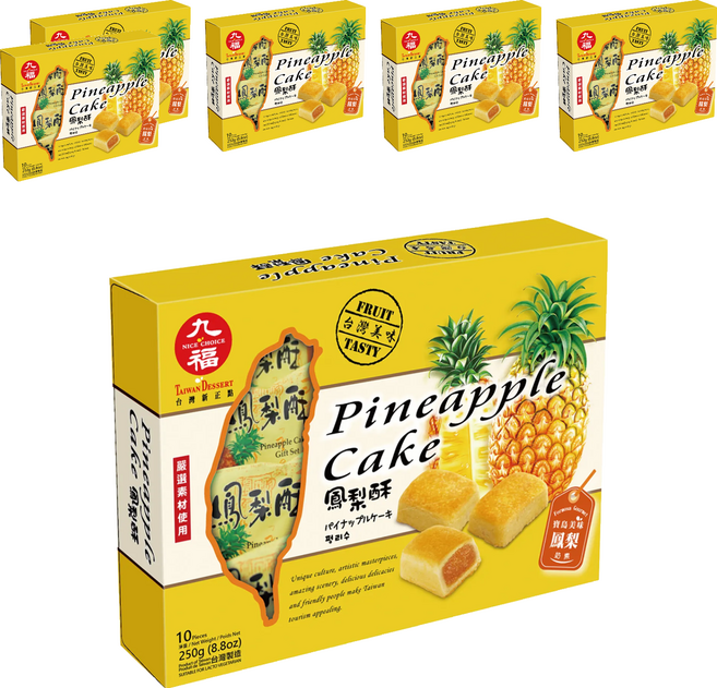 九福 鳳梨酥禮盒, 250g, 6盒