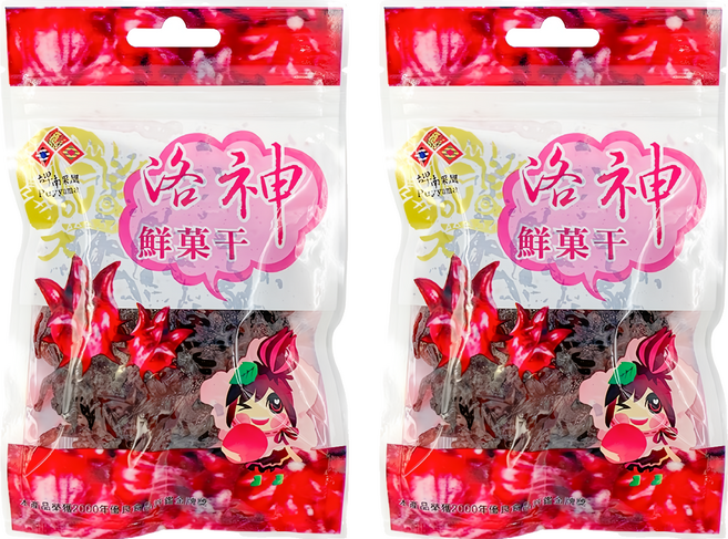 台東地區農會 洛神花果乾, 2包, 80g